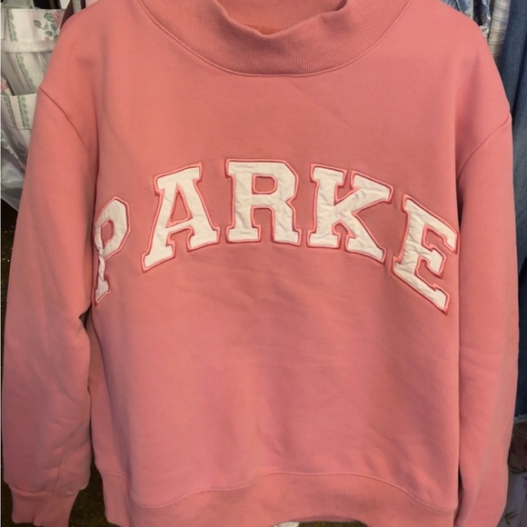 Parke Sweaters - Parke Pink Mock Neck limited edition valentines color